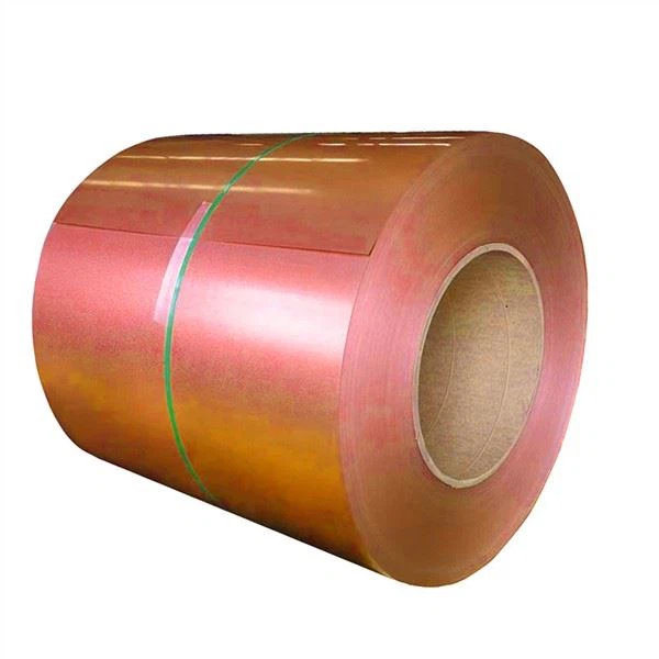 Les clients échantillonnent la bobine en acier enduite par couleur anticorrosion du modèle PPGI de brique de couleur pour la maison préfabriquée