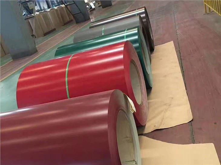 Steel Color Coated Cheap Metal Zinc Corrugated Steel Roofing Sheet Prepainted Galvanized Steel Coils /PPGL/Prime PPGI Aluzinc